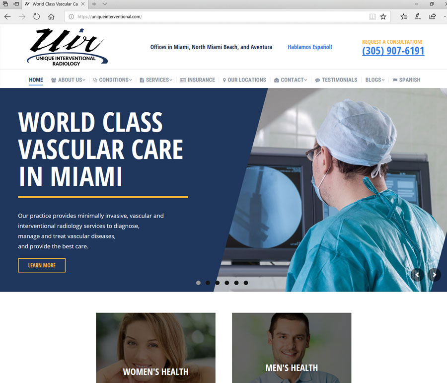 World Class Vascular Care in Miami