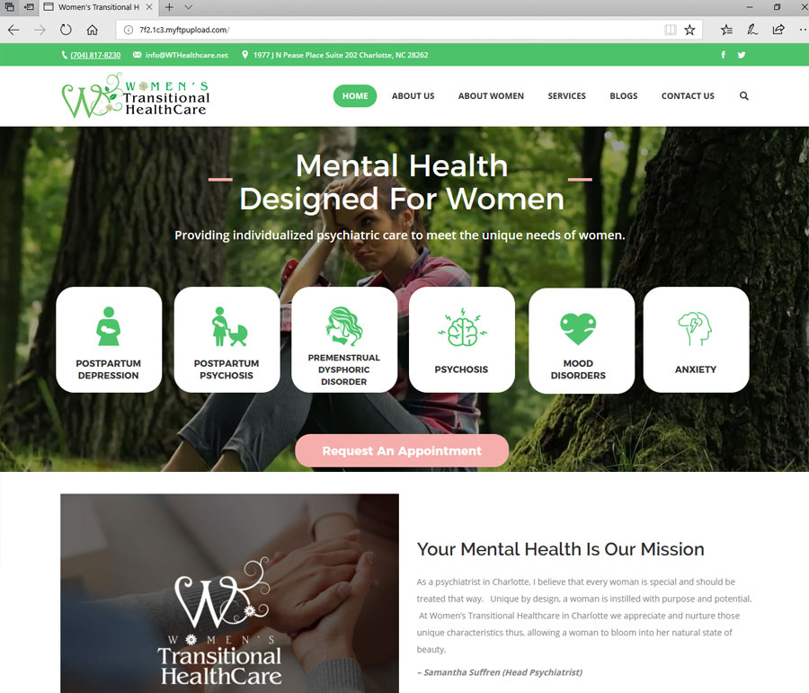 Mental Health Designed for women